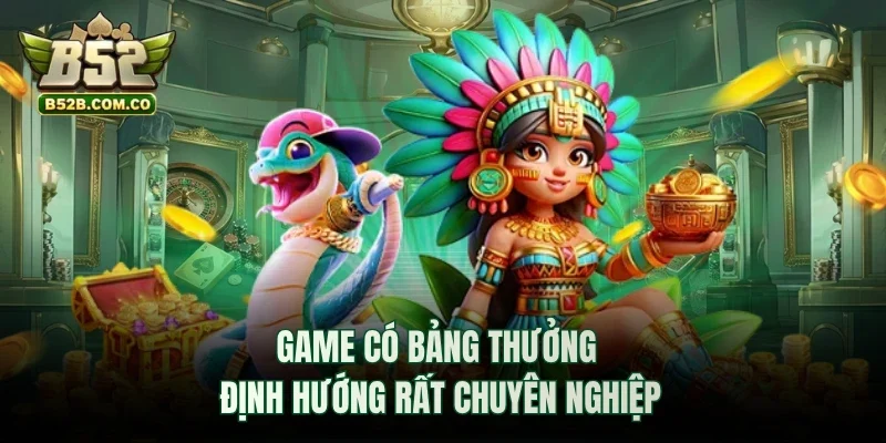 Game có bảng thưởng định hướng rất chuyên nghiệp