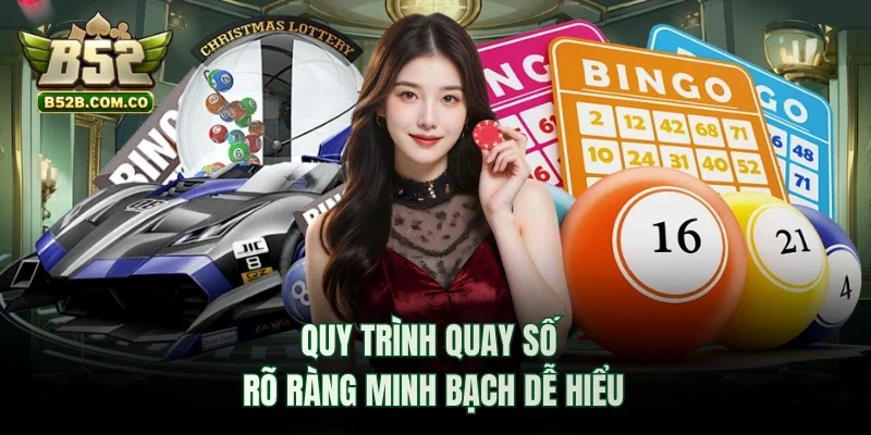 Quy trình quay số rõ ràng minh bạch dễ hiểu